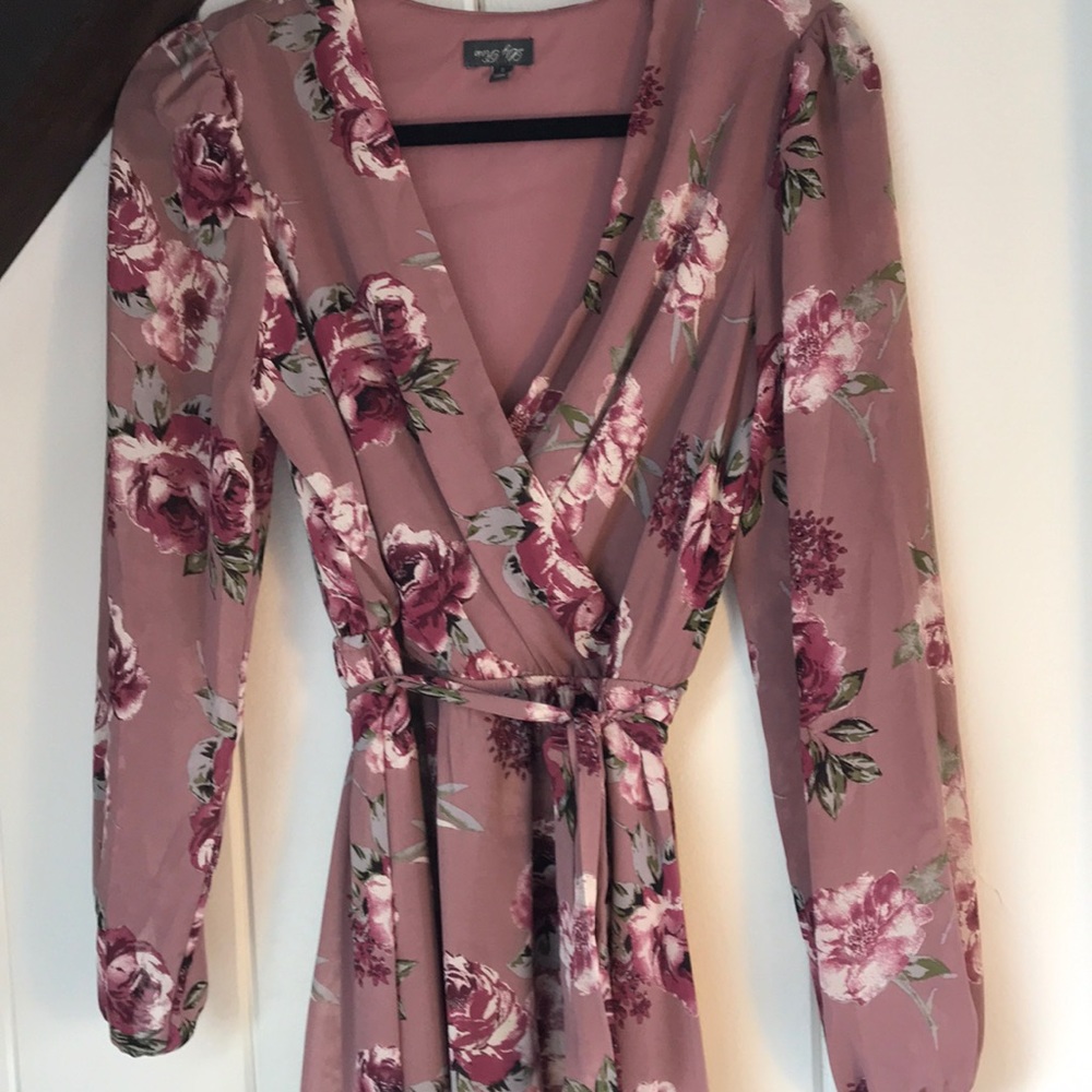 Floral High Low Dress - Lily Rose - Small